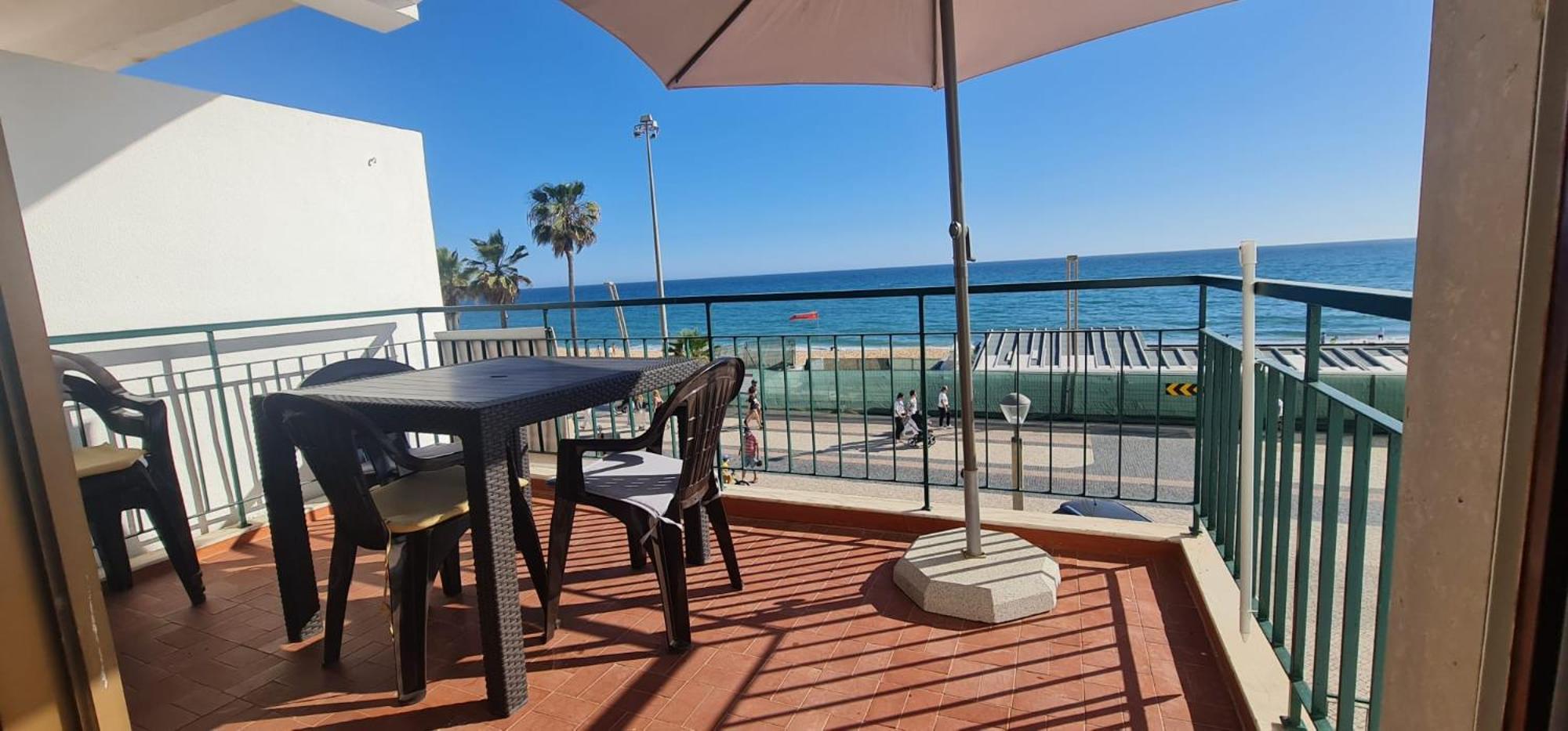 Apartamento Lusitania T2 Frente Mar Em Quarteira Exterior foto